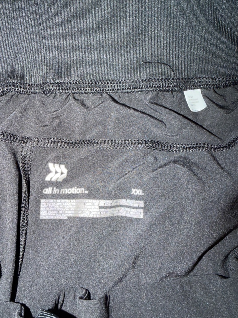 all in motion Black Cargo Joggers with Drawstring Waist - Picture 4 of 4